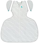 Love To Dream Swaddle Up Transition Bag, Medium 6-8.5 kg, Rainbow Dream, Snug Fit, Zip-Off Wings,...