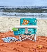 Bright Starts Disney Baby Finding Nemo SuperSeat, Fun Baby Seat for Sitting Up, Playtime, and Mea...