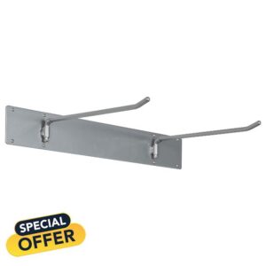 Factory Direct Partners Hanging Rest Mat Metal Mount - Space-Saving Wall Rack for Preschool/Daycare Nap Mats