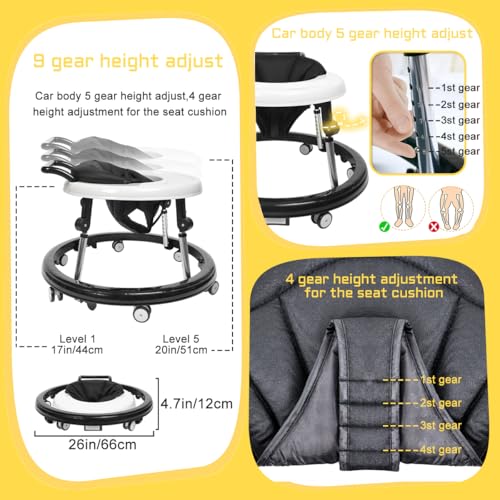 Anti-Tip Brake Design All-Terrain Wheels