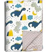 Soarwg Kids Baby Blanket Newborn Gifts, Soft Plush Blankets with Dotted Backing, Fleece Fabric Es...