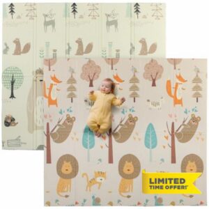 AIYAPLAY Baby Play Mat Double Sided