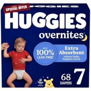 Huggies Size 7 Overnites Baby Diapers: Overnight Diapers