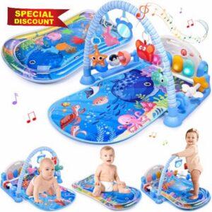 JoltJive Baby Play Mat with Tummy Time Water Mat