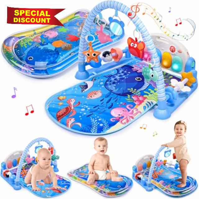 JoltJive Baby Play Mat with Tummy Time Water Mat