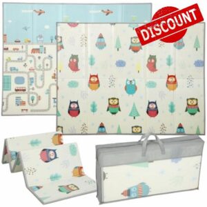 AIYAPLAY Baby Play Mat Double-Sided