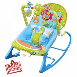 Baby Rocking Chair Toy - Automatic Swing with Music & Lights