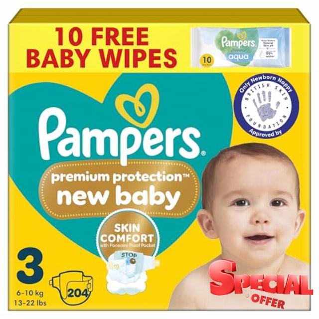 Pampers Premium Protection New Baby Size 3