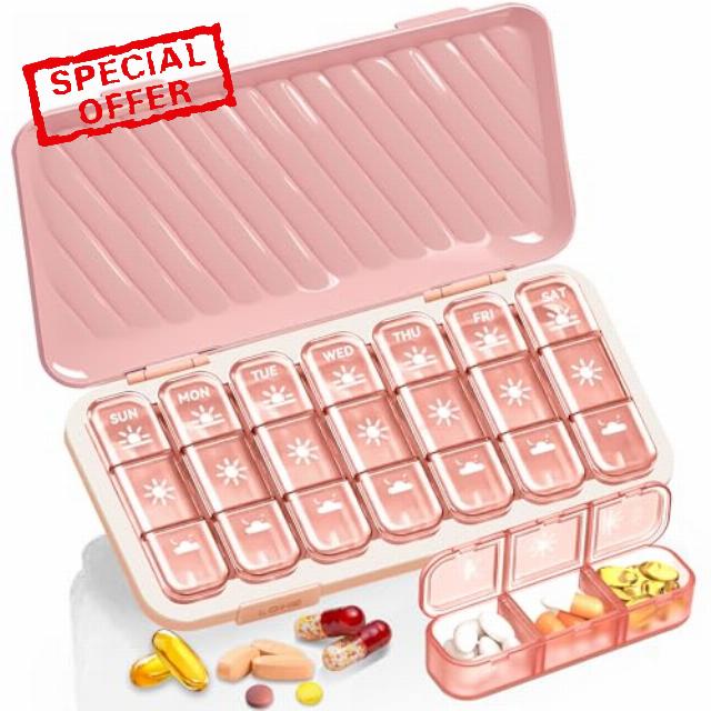 Pill Organizer 3 Times A Day