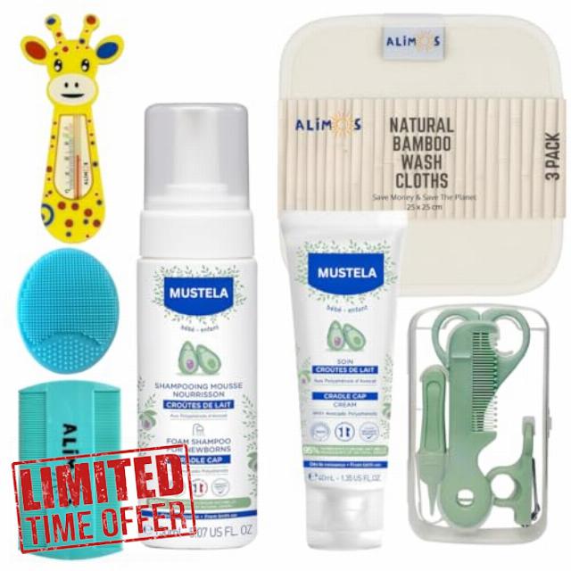 Baby Cradle Cap Care Kit with Shampoo