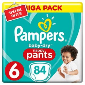 Pampers Baby-Dry Pants Size 6 with Air Channels Pack of 84