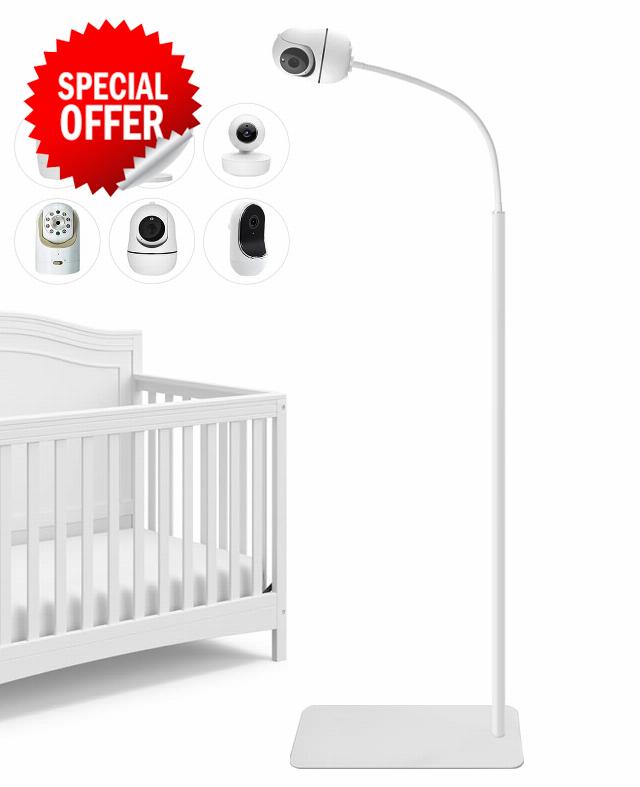 VIKOBESS Baby Monitor Mount Floor Stand 67" Adjustable Height Compatible with Nanit Pro