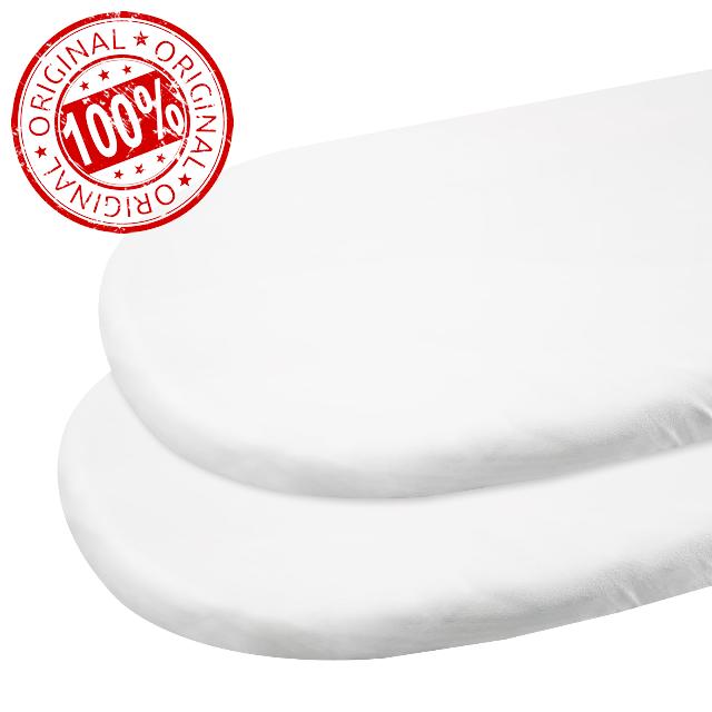 Gllquen Baby Bassinet Sheets 2 Pack