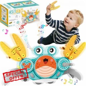 DECOHOME Crawling Crab Toy Baby for Boy 3+ Year Old Musical Toy