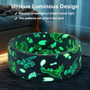 90 x 30cm Glow in the Dark Round Balls Pool with 200 Colorful Ocean Balls