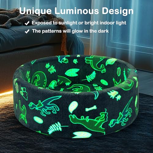 90 x 30cm Glow in the Dark Round Balls Pool with 200 Colorful Ocean Balls