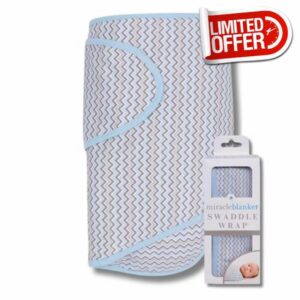 Miracle Blanket Baby Sleep Wearable Swaddle Wrap for Newborn Infant Boy or Girl 0-3 Months