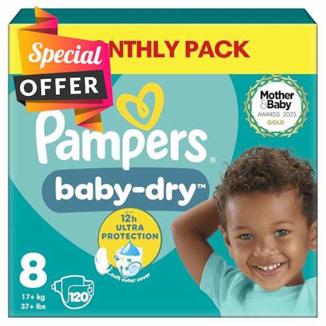 Pampers Baby-Dry Size 8