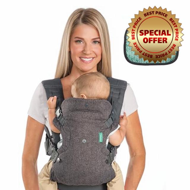 Infantino Flip Advanced 4-in-1 Baby Carrier - Ergonomic