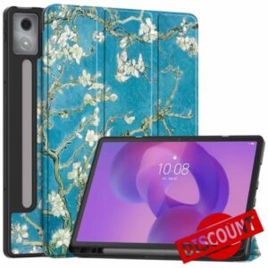 Vakarey Compatible with Lenovo Idea Tab Pro Case with Pen Holder