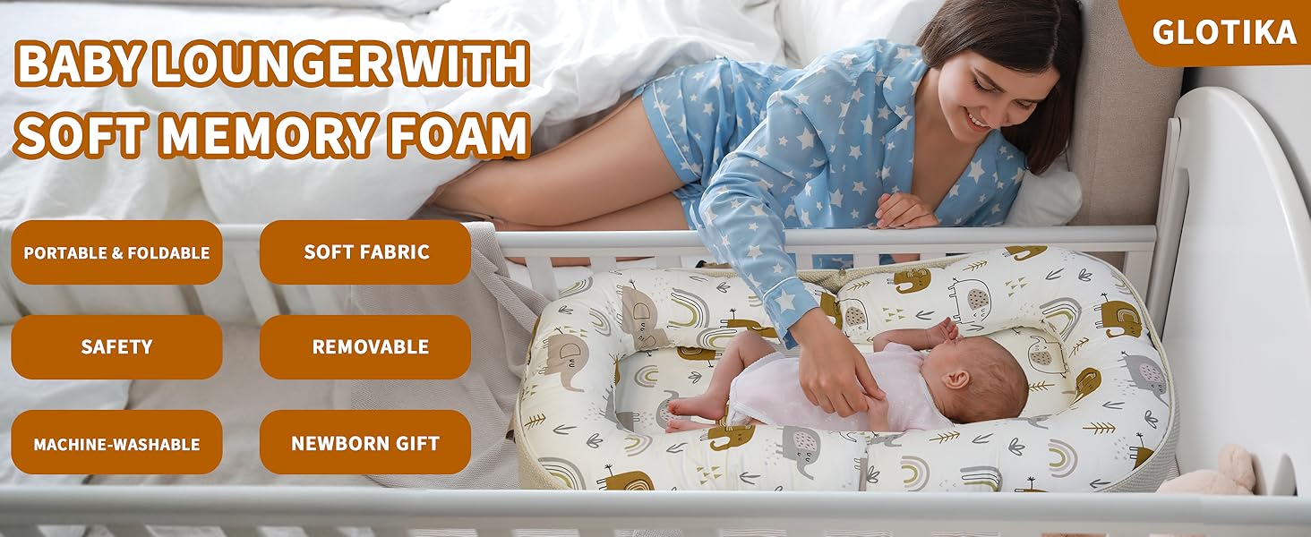 the baby bed in the crib