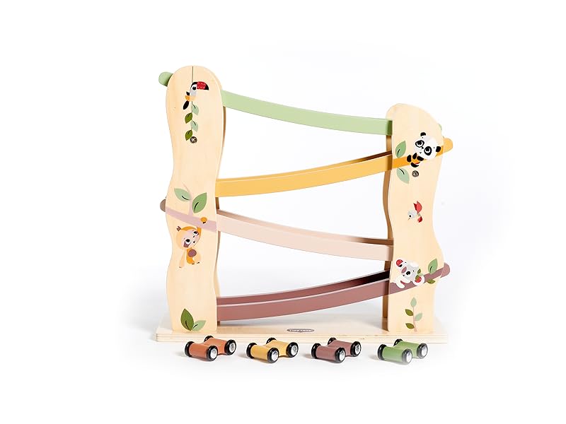 Boho Chic Wooden Race Ramp Car