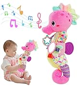 Baby Toys 0 3 6 9 12 Months New Born Baby Boy Girl Gifts, Caterpillar Sensory Musical Toys for 0-...