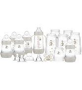 MAM East Start Anti-Colic Baby Bottles | 2 Pack (2 x 160ml) | Self-Sterilising Baby Milk Bottle |...
