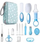 Lictin Baby Grooming & Health Kit, 13 in 1 Safety Care Set, Newborn Nursery Health Care Set w/ Ha...