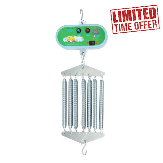 Baby Automatic Swing Controller with Adjustable Timer Spring for Infant Bed Nursery Cordless Screwdriver Set (Silver