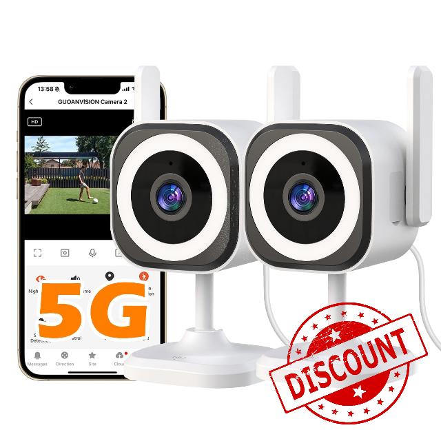 GUOANVISION 5G Outdoor/Indoor Security Camera