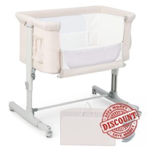 3 in 1 Baby Bassinet Bedside Sleeper for Newborn