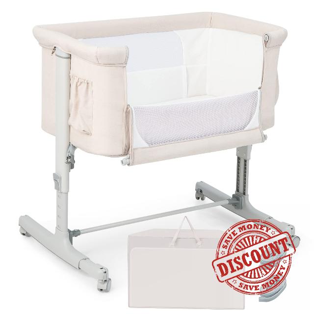 3 in 1 Baby Bassinet Bedside Sleeper for Newborn
