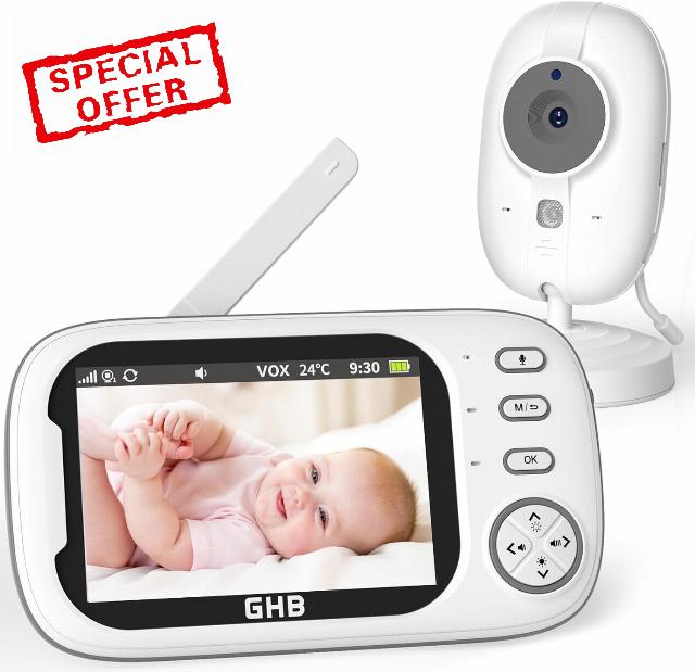 GHB Baby Monitor with Camera and Night Vision