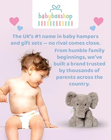 Baby Box Shop - 17 Baby Essentials for Newborn Girl with 3 Personalised Baby Gifts - Perfect as B...