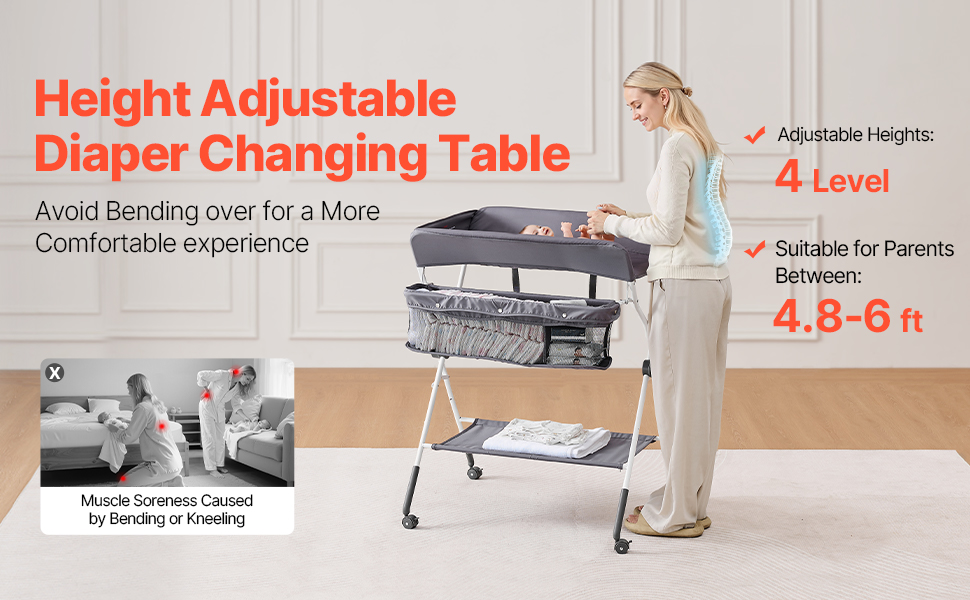 changing table with wheels