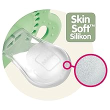 mam silicone dummy luminous