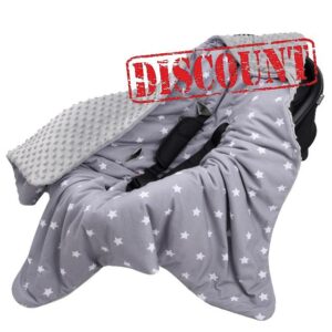 Bebamour Baby Car Seat Blanket Footmuff Universal Baby Blanket for Newborn Baby Swaddle Blanket