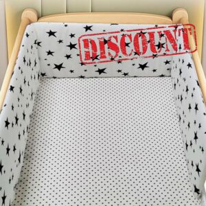 GYCS Breathable Mesh Cot Liner Breathable Crib Bumper Cot Liner Airwrap Cot Bumper Cot Mesh Bumpers Baby Cot Bumpers Safer Cot Liner Baby Cot Bumpers Padded