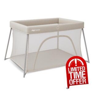 My Babiie MBTC2 Air-Light 2-in-1 Travel Cot - Lightweight
