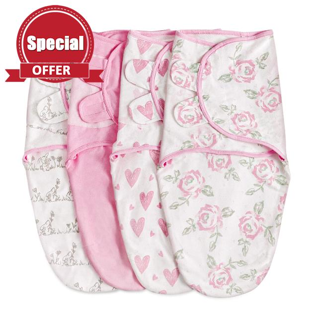 Soarwg Kids Baby Swaddle Blankets Cotton - Oeko-tex100 Certified - Soft and Comfortable Swaddles for Boys and Girls 3 Months
