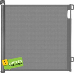 GREENSAPPIRE Retractable Baby Gate 140cm Wide x 86cm Tall