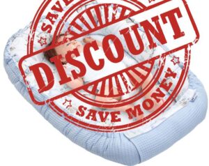 Medi Partners Baby Nest Pod for Newborn Babynest Sleep Bed - 100x60x15 Lounger Essentials 0-12 Months sleeping bilateral Cocoon 100% Cotton Waffle (Deer and Hedgehogs with light blue Waffle)