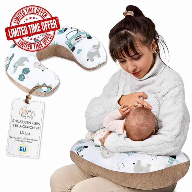 Pregnancy nursing and breastfeeding pillow 130 cm- breast feeding maternity pillows for baby and support sleeping for babies plush Oeko-Tex Africa khaki