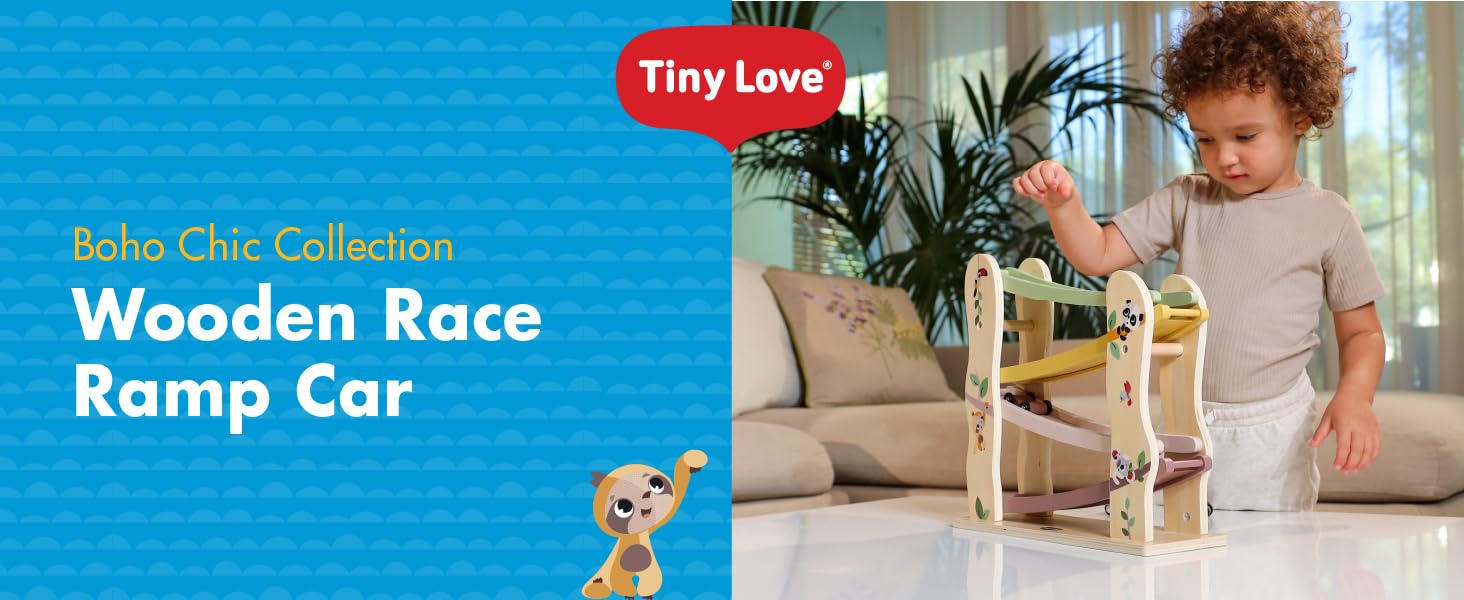 Boho Chic Wooden Stacking Train