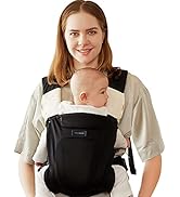 Gray infant hip seat carrier with mesh pocket, worn around waist. Allows hands-free support of baby in sitting position on padded seat area.