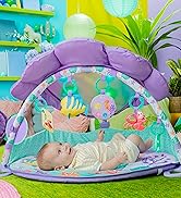 Bright Starts, Disney Baby, The Little Mermaid Twinkle Trove Light-Up Musical Baby Activity Gym, ...