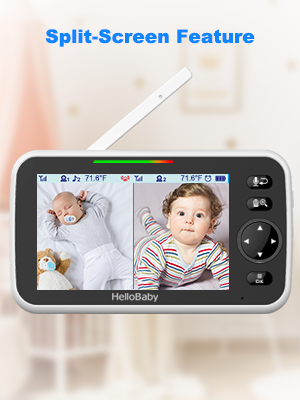 Logo display showing 'Best Selling Baby Monitor' with recommendations from various media outlets and websites.