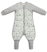Love To Dream Sleep Suit Organic Cotton Fleece with Legs, 12-24 months, White, Fabric for Year Ro...