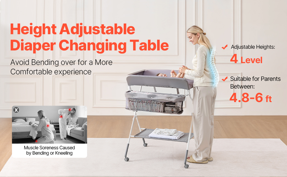 changing table with wheels